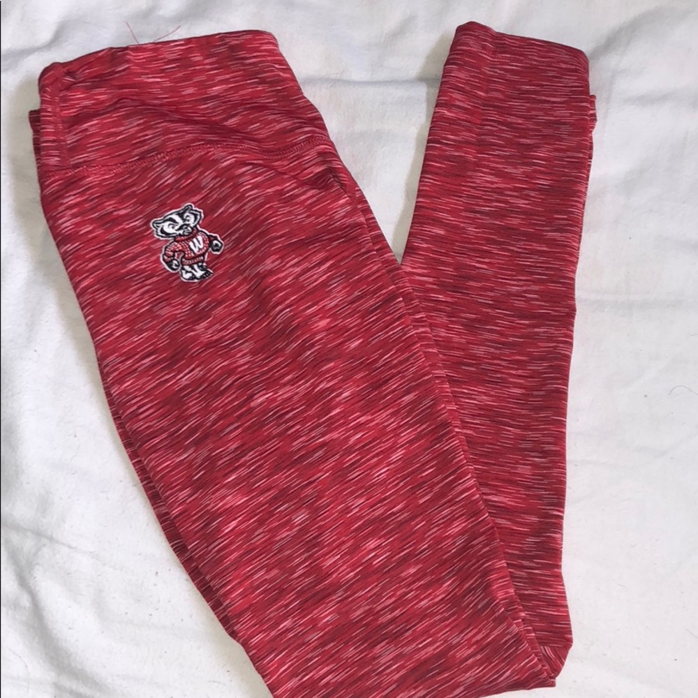 WI Badger leggings